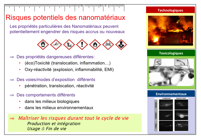 Risques sanitaires liés aux nanoparticules